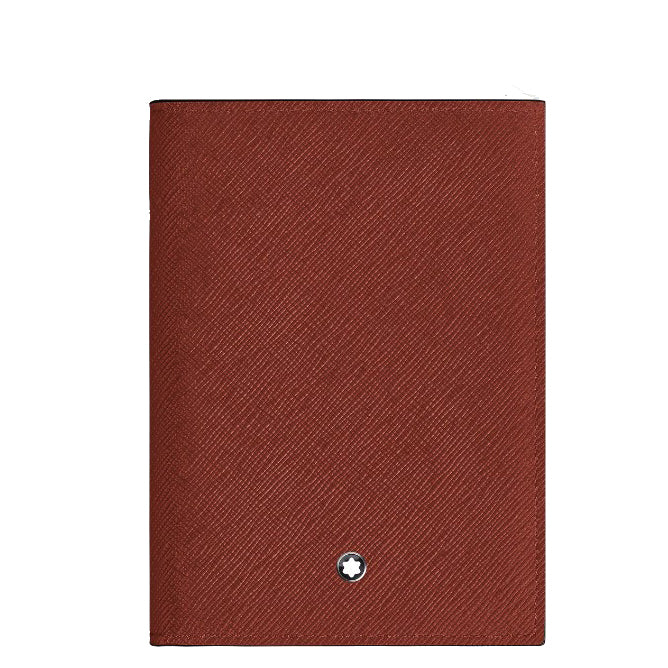 Skórzane etui na paszport Montblanc Sartorial z czerwonego dębu 223061