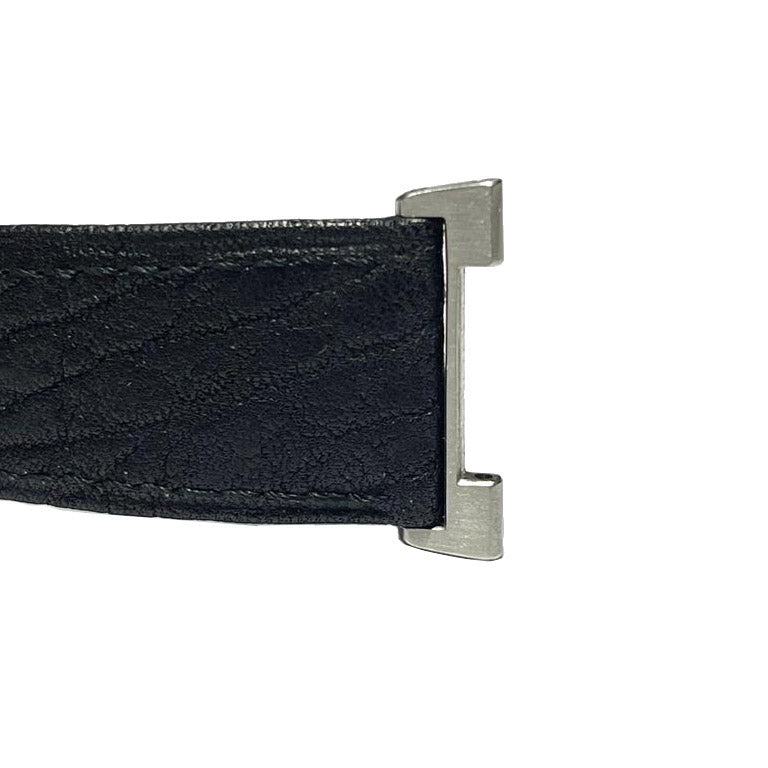 Pulseira de couro IWC completa com fivela de implantação e acessórios de aço para IWC Ingenieur grande IWAC Ingenieur G