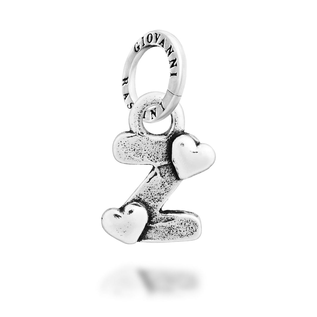 Giovanni Raspini Berlock "Z" Little Hearts - Silver Berlock - 12802