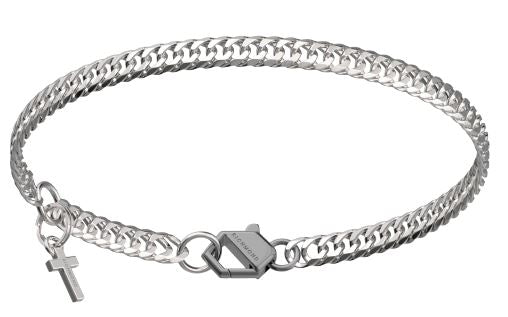 John Richmond bracciale Groumetta titanium diamanti Lab Grown JRRB13WB