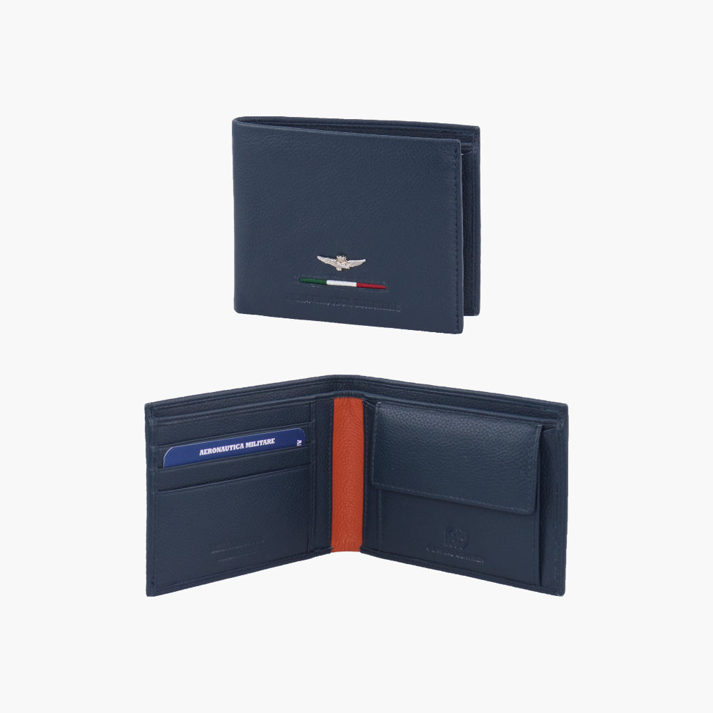 Aeronautica Militare Herre læder pung Fighter line AM151-BL