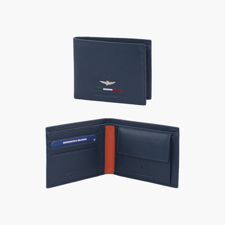 Aeronautica Militare Herre læder pung Fighter line AM151-BL