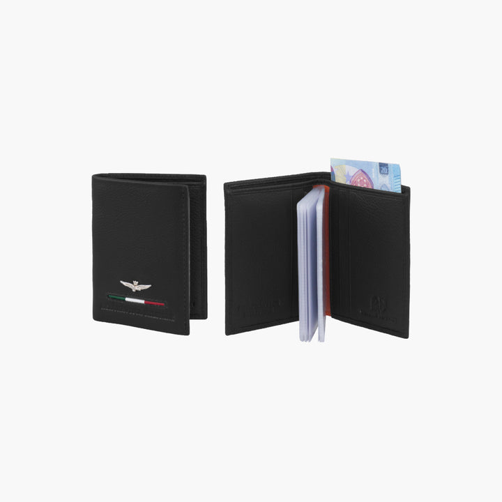 Aeronautica Militare Herre læder kortholder Fighter line AM154-NE