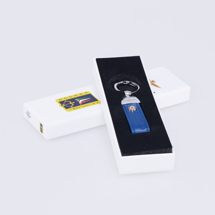 Aeronautica Militare Leather key ring AM160-BL
