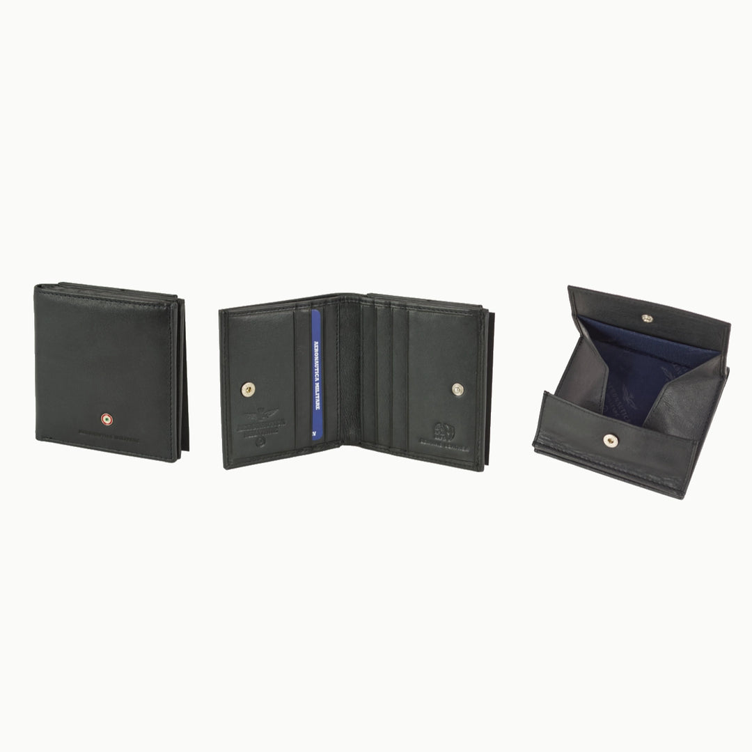 Vertical wallet with coin holder New Plate line