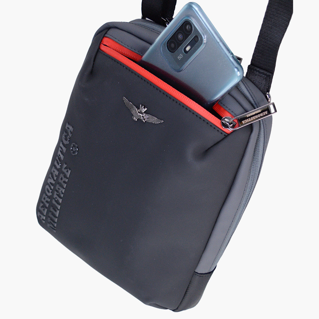 Aeronautica Militare Helix AM482-BL line tablet carrying strap