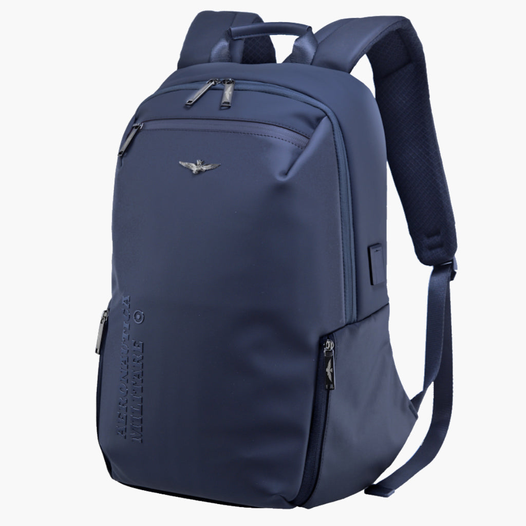 Aeronautica Militare Rucsac pentru computer pentru bărbați Helix line AM484-BL