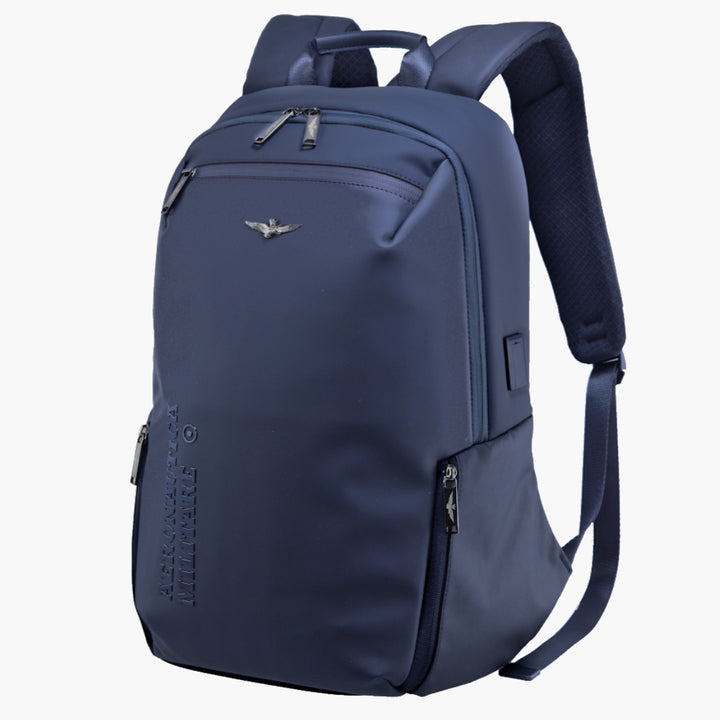 Aeronautica Militare Rucsac pentru computer pentru bărbați Helix line AM484-BL