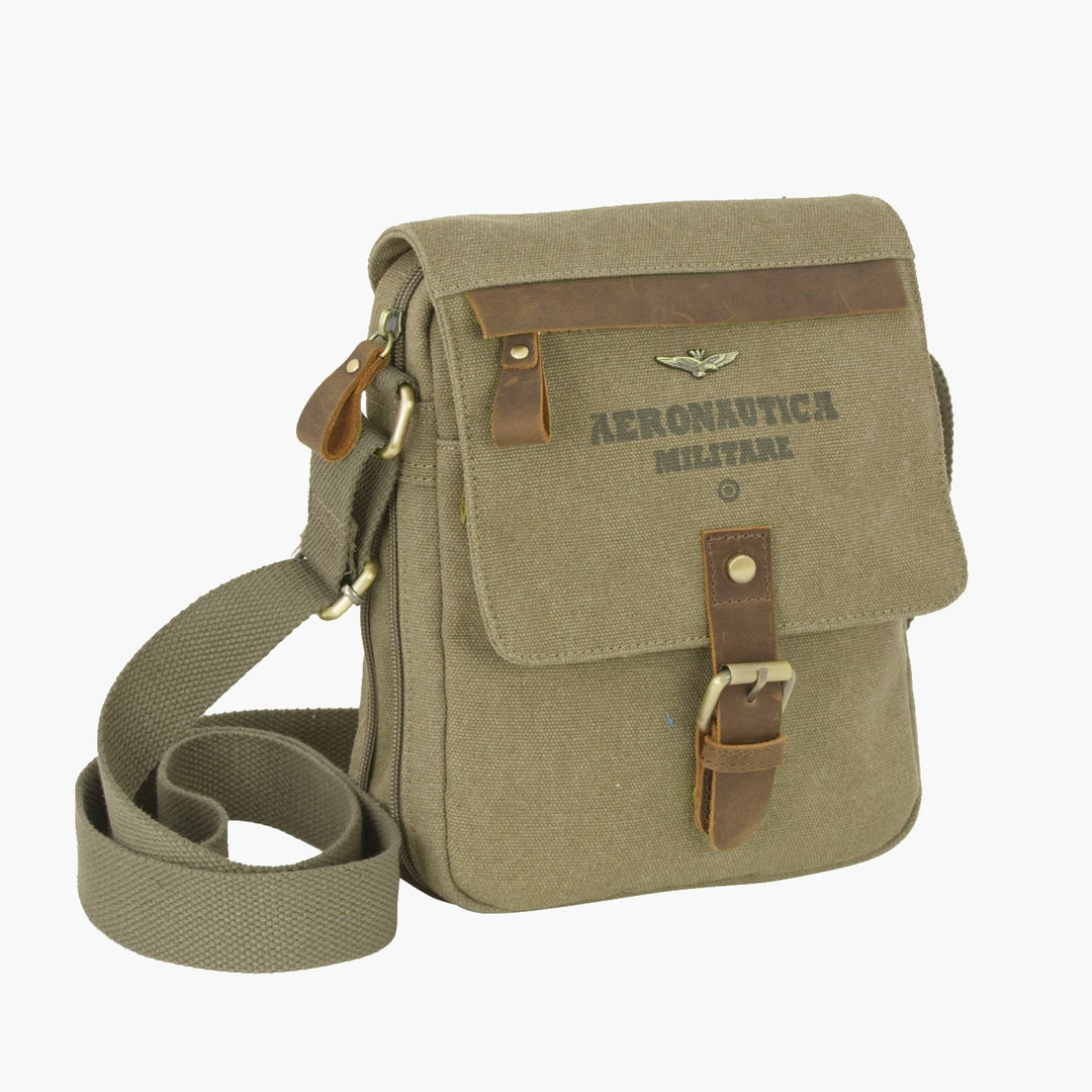 Aeronautica Militare Tracolla compatta linea Canvas AM610-VE
