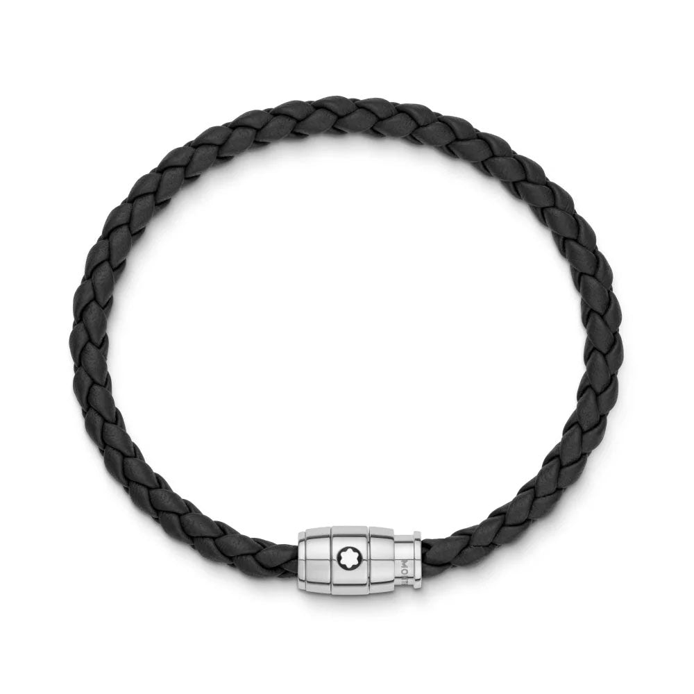 Montblanc Meisterstück 3-Ring-Armband Schwarz Größe L 130897 68