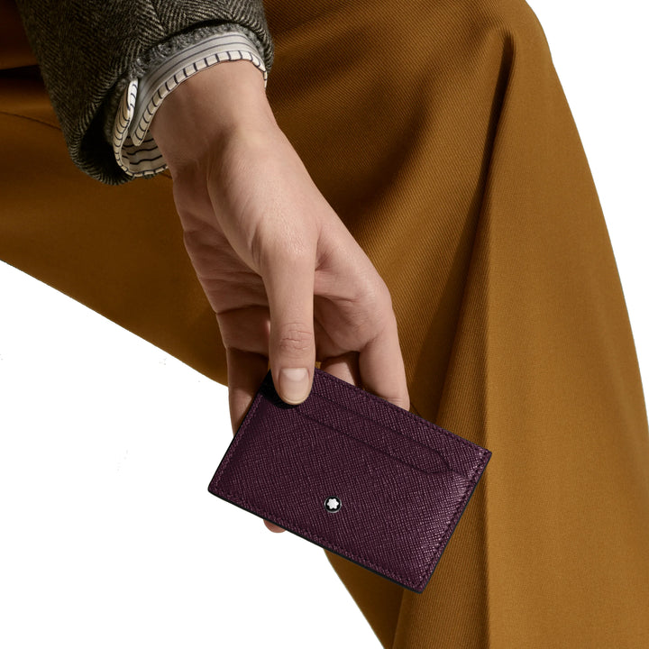 Porte-cartes Montblanc 5 compartiments Sartorial Cassis 199375