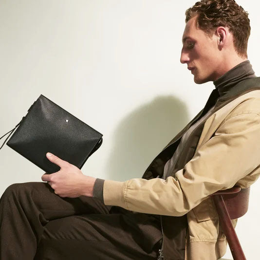 Montblanc schwarze Clutch-Tasche 198860