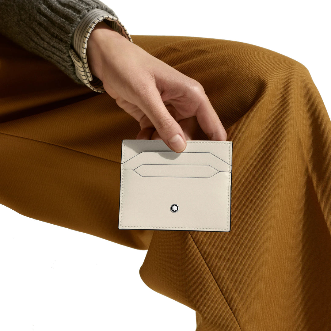 Montblanc card holder 6 compartments Meisterstück ivory 199303