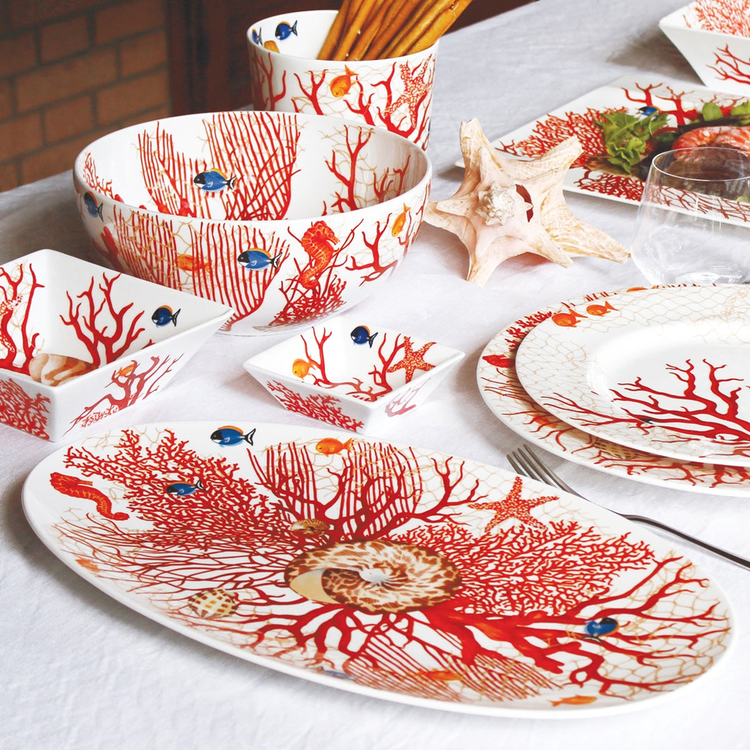 Taitù oval serveringsfad Mare fint benporcelæn 2-3-81