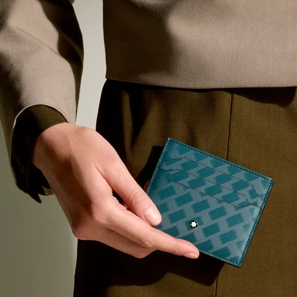 Tarjetero Montblanc 6 compartimentos Extreme 3.0 Azul Chipre 198847