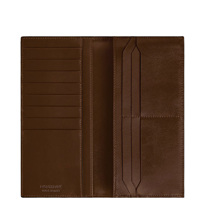 Montblanc pung 14 rum Meisterstück, lomme med brun gradient lynlås 220318