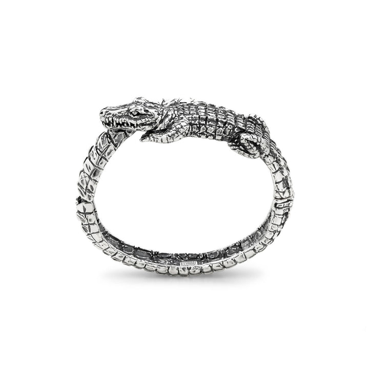 Giovanni Raspini stift krokodillearmbånd 925 sølv 12266