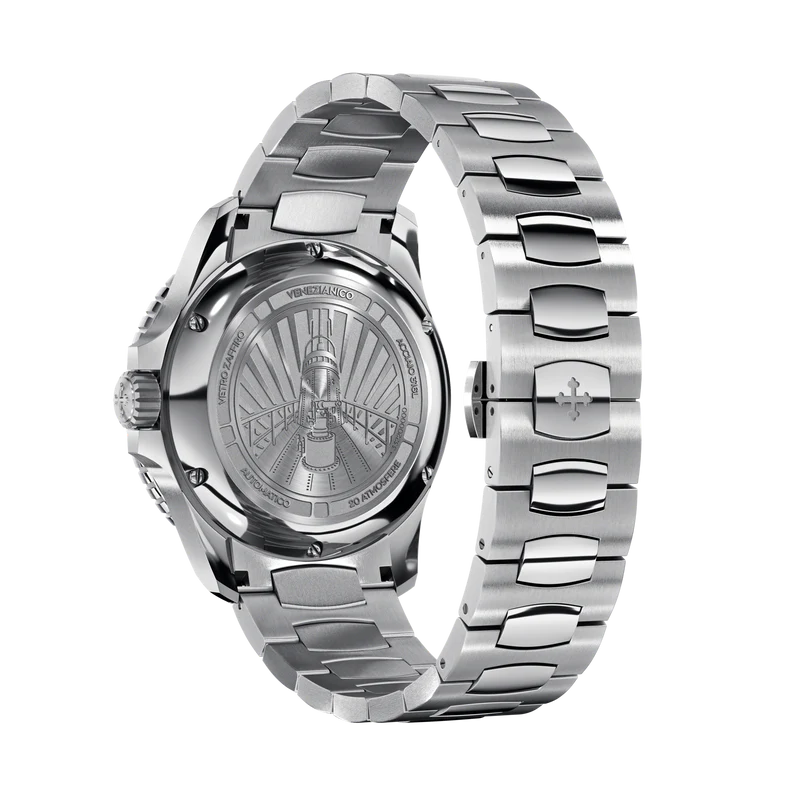 Venezianico Nereide 42mm vihreä automaattinen teräskello 3321501C