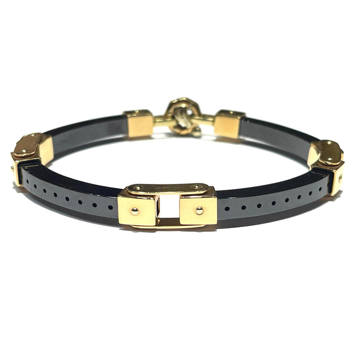 Barakà Ceramic bracelet 18kt yellow gold ceramic BR21367N