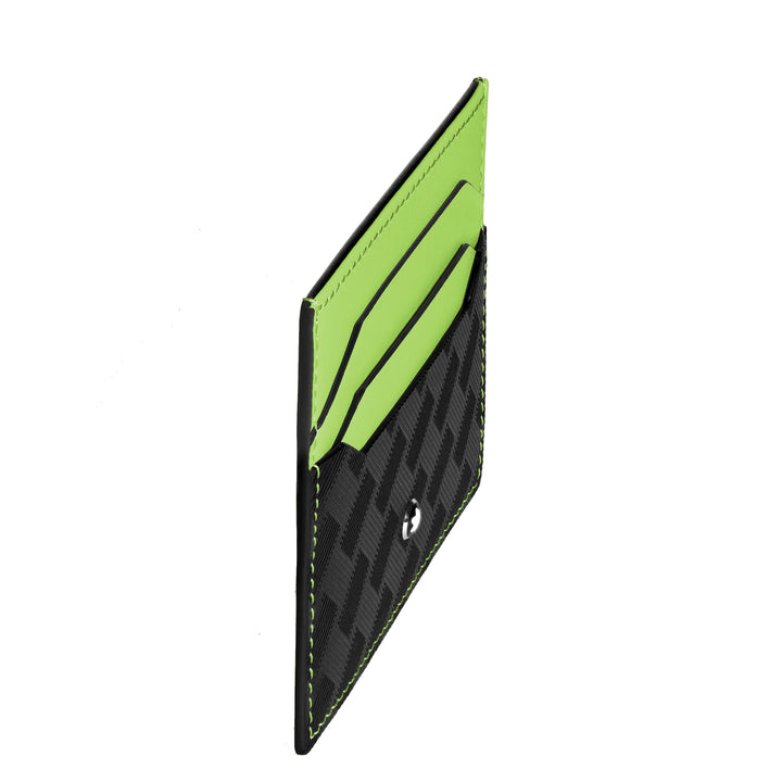 Tarjetero Montblanc 6 compartimentos Extreme 3.0 negro/lima 199418