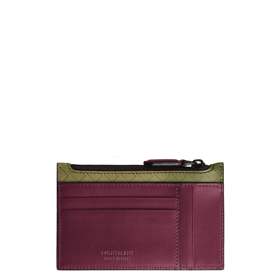 Montblanc kortholder 8 rum med lynlås Extreme 3.0 multi lime/cassis 199400
