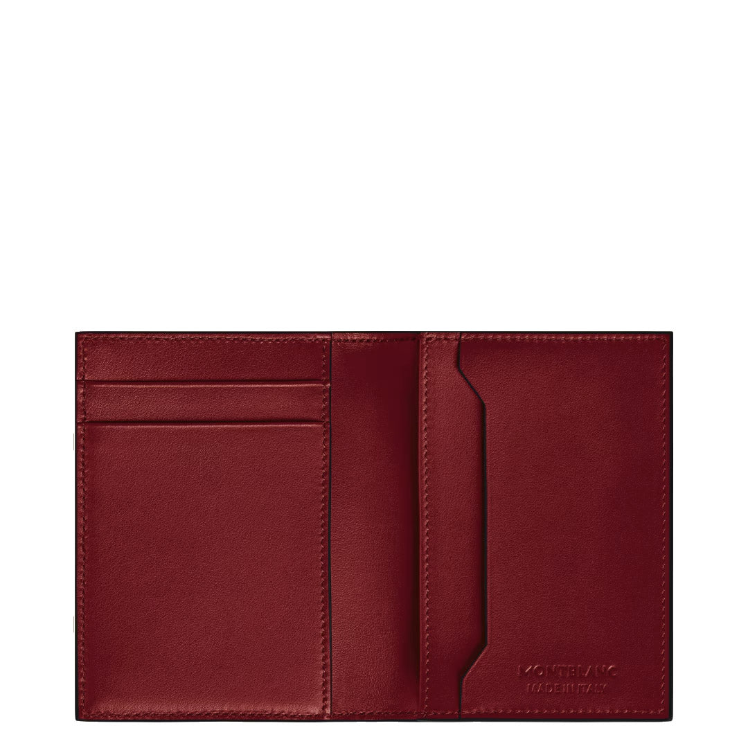 Etui na karty kredytowe Montblanc 4cc Meisterstück ciemna rdza 198811