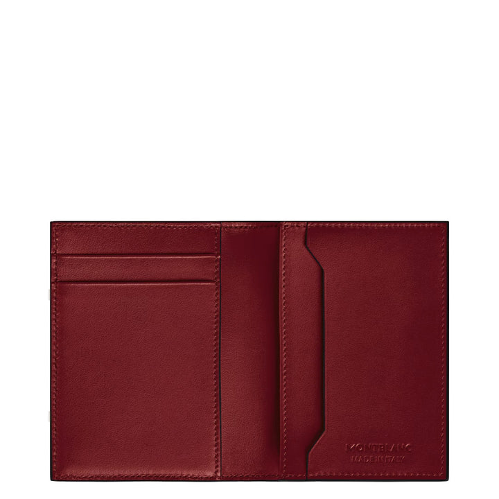 Etui na karty kredytowe Montblanc 4cc Meisterstück ciemna rdza 198811