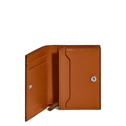 Montblanc portafoglio continental nano Soft blu notte 198752