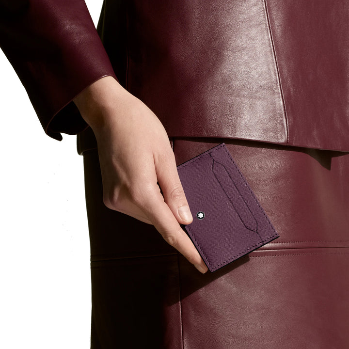 Porte-cartes Montblanc 5 compartiments Sartorial Cassis 199375