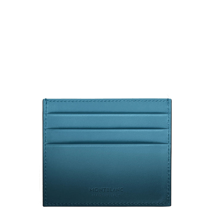 Montblanc kortholder 6 rum Meisterstück Gradient røgblå 199268