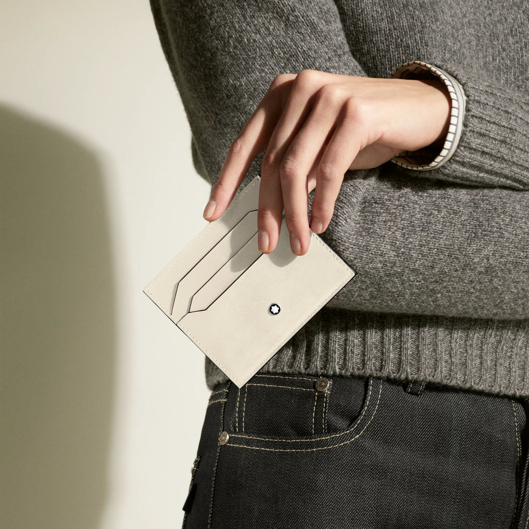 Montblanc card holder 6 compartments Meisterstück ivory 199303