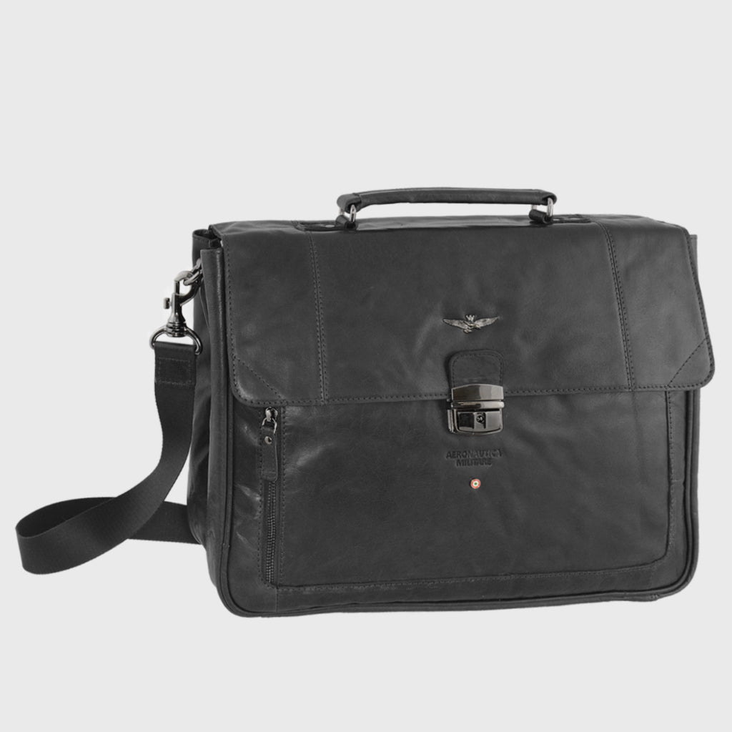 Aeronautica Militare Cartella professionale porta pc Vintage AM304-NE