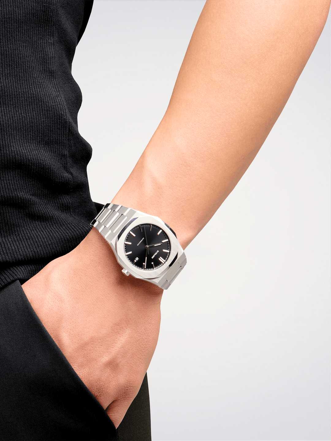 D1 Milano Black Automatic 41,5 mm D1-ATBJ10