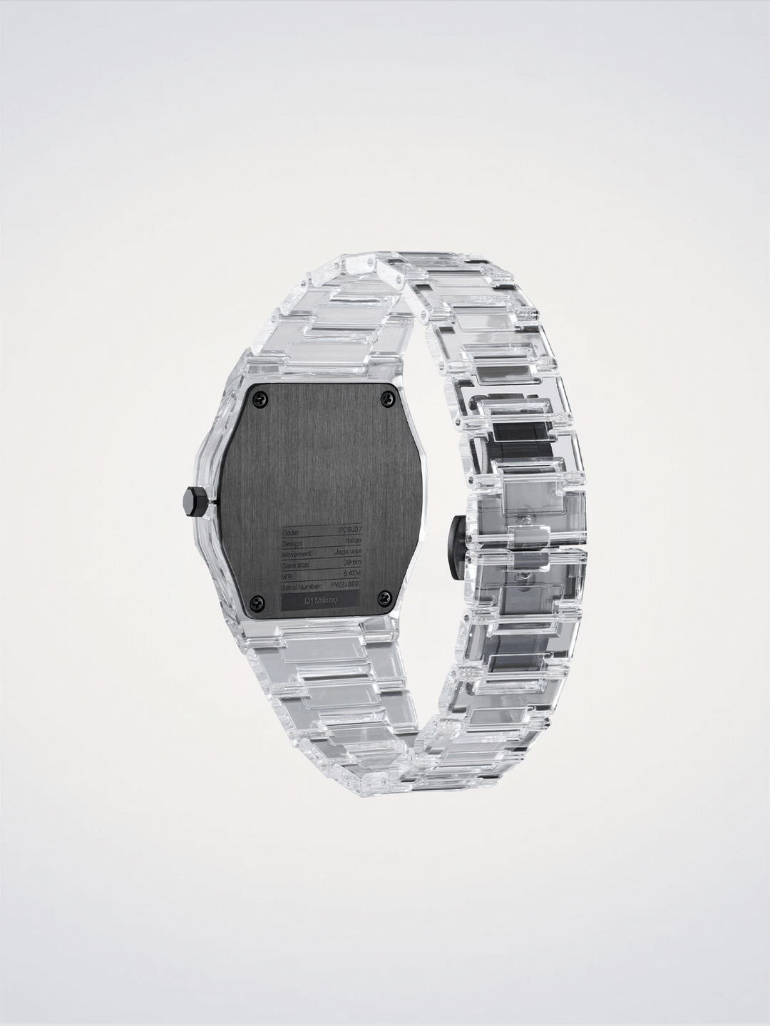 D1 Milano Exp_Nylon Blanc 39 mm D1-NYBJ01