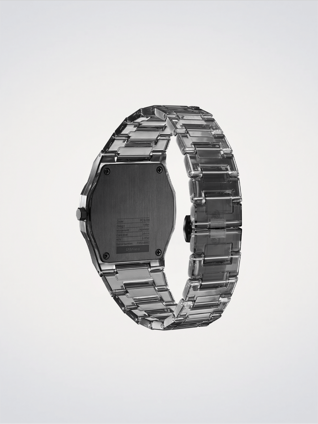 D1 Milano Exp_Nailon Negro 39 mm D1-NYBJ02