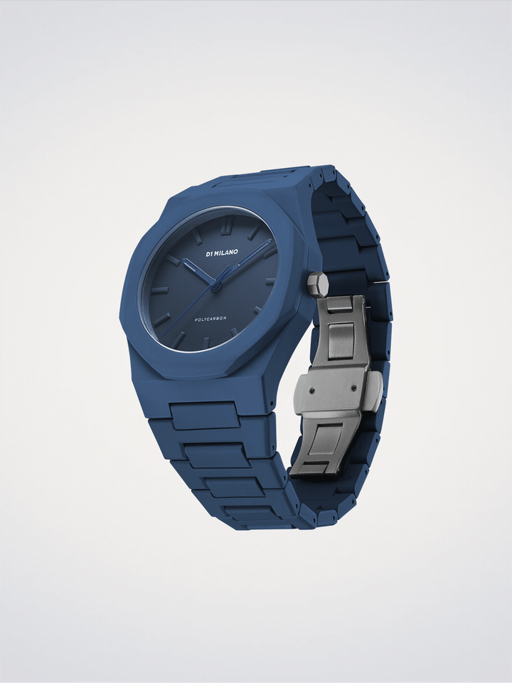 D1 Milano Marineblauw Polycarbon 40,5 mm D1-PCBJ21