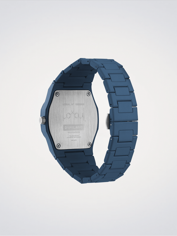 D1 Milano Marineblauw Polycarbon 40,5 mm D1-PCBJ21