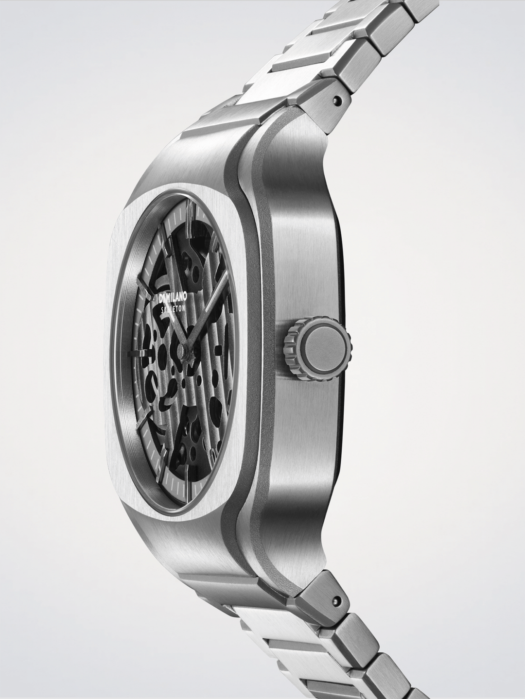 D1 Milano szürke mélység, négyzet alakú csontváz 37 mm D1-SLBJ01