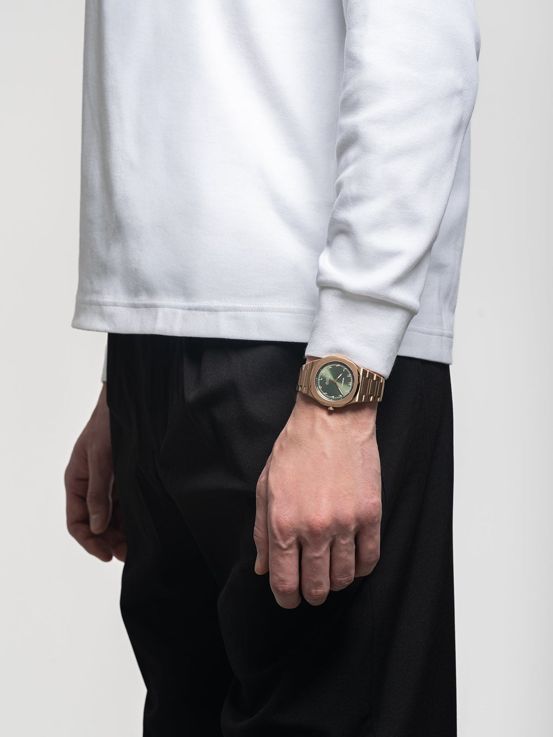 D1 Milano Jade Mirage [przedsprzedaż] Ultracienki zegarek 39 mm D1-UHBJ09