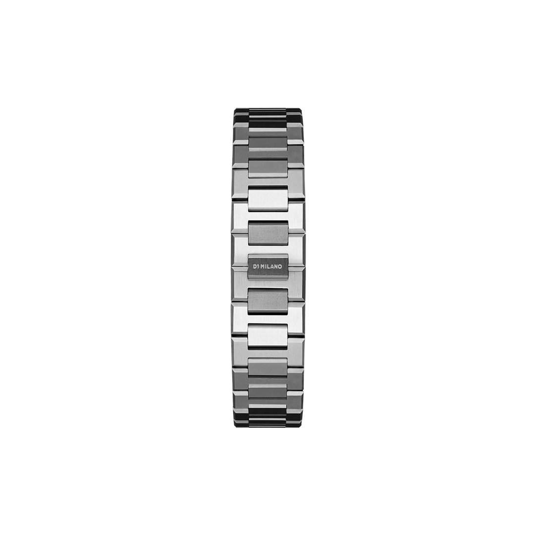 Reloj ultrafino plateado D1 Milano 38 mm D1-SP-UT38BR01
