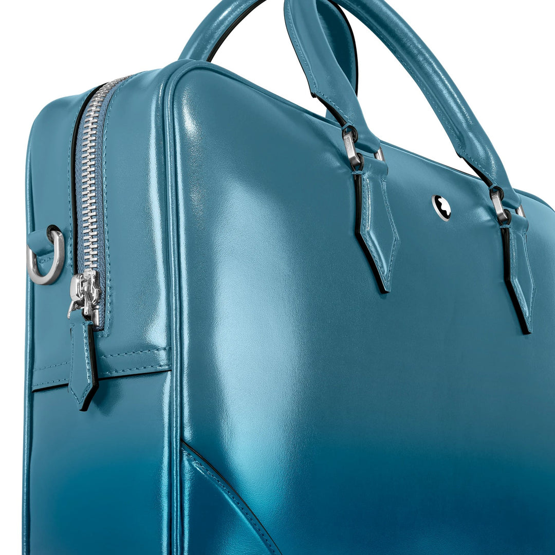 Montblanc Meisterstück dokumentholder i røget blå skravering 199272