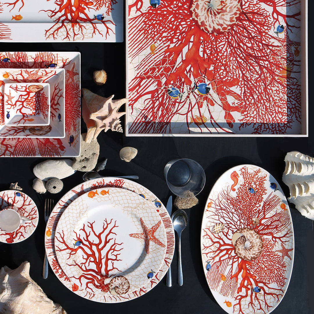 Taitù oval serveringsfad Mare fint benporcelæn 2-3-81