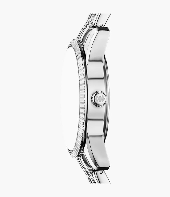 Relógio Fossil Scarlette 34mm aço quartzo azul ES5457
