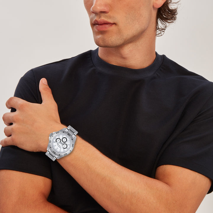 Breil Challenge óra 42mm fehér kvarc acél EW0733