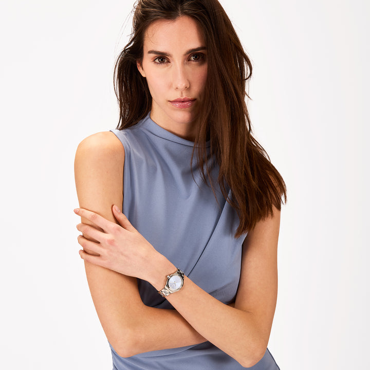 Breil horloge Abby 32mm blauw quartz staal EW0753