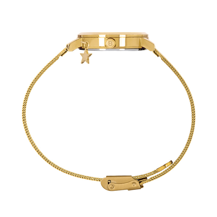 Breil Emily ur 30 mm hvid cubic zirconia quartz stål IP guld finish EW0787