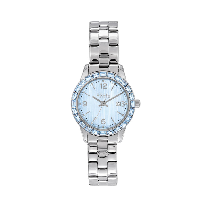 Breil ur Glow And Go 30mm perlemor blåt kvartsstål EW0823