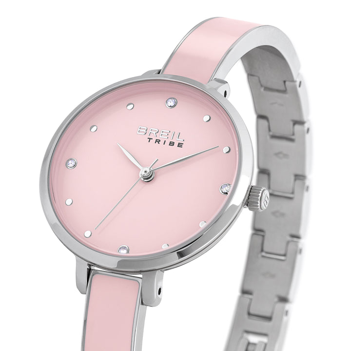Relógio Breil Sorbet Time 30 mm aço quartzo rosa EW0829