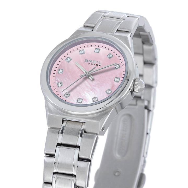 Reloj Breil Fiji 30mm acero cuarzo rosa EW0853