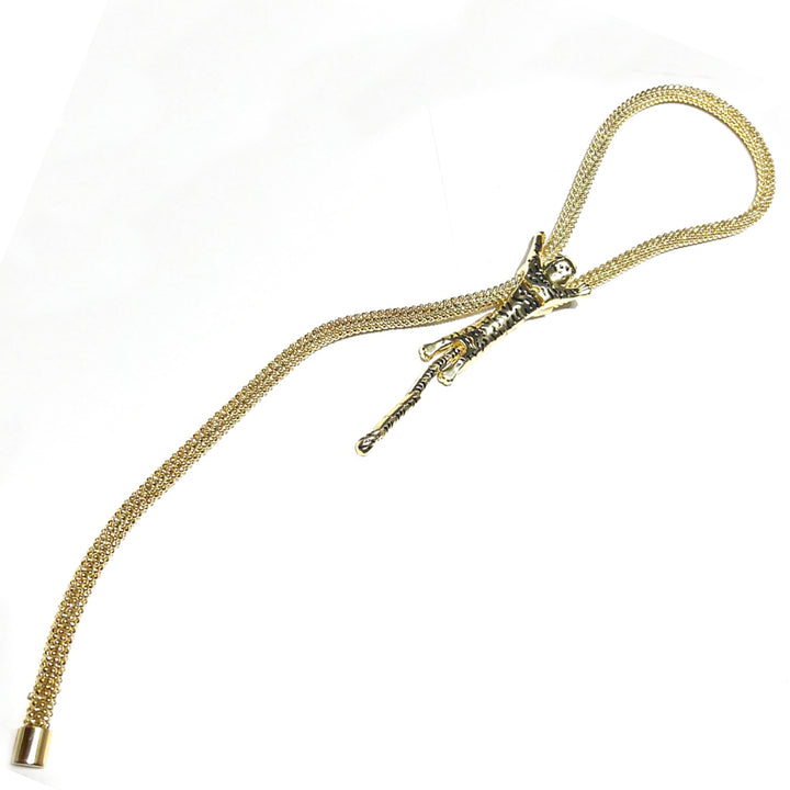 Federica Rossi Collar Latch Leopard acabado bronce PVD oro amarillo de 18 kt FR.CO.30